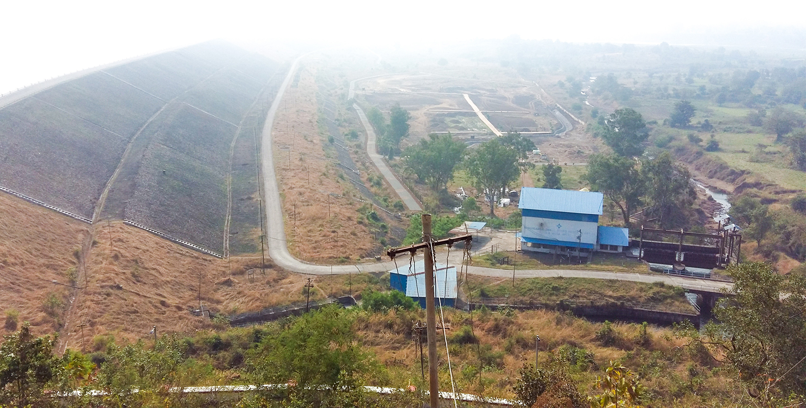 View of Madhuban dam, Dadra & Nagar Haveli.