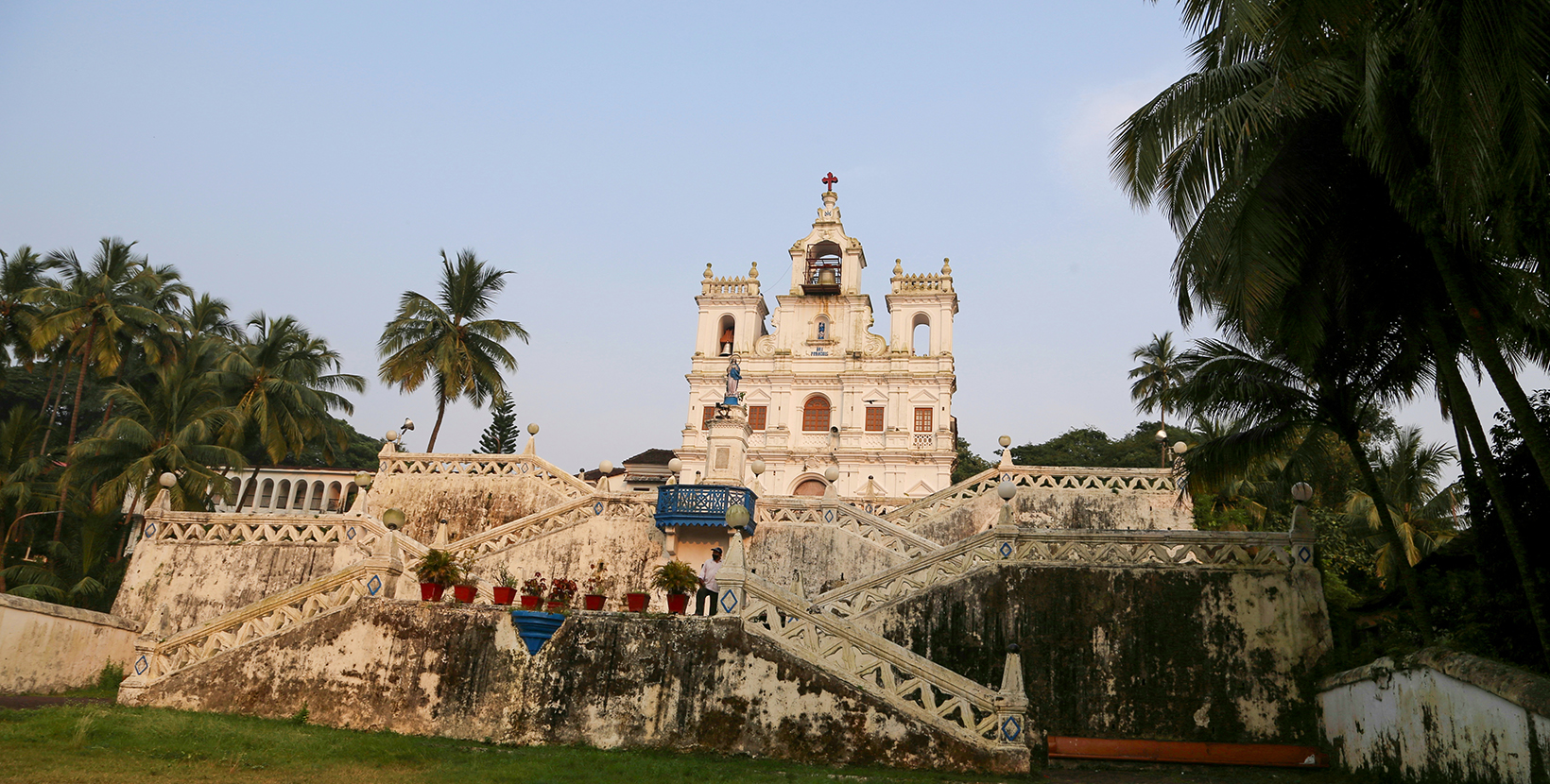 Church of our Lady of the Immaculate Conception in Panaji. State Of Goa. India. November 2020