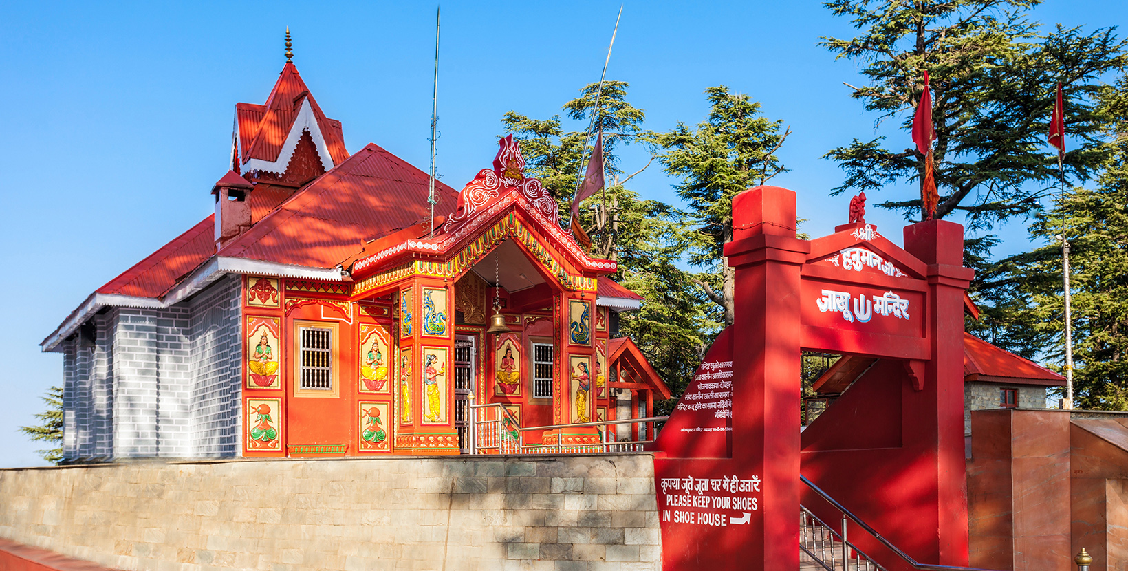 Jakhoo Temple is an ancient temple in Shimla, dedicated to Hindu deity, Hanuman.