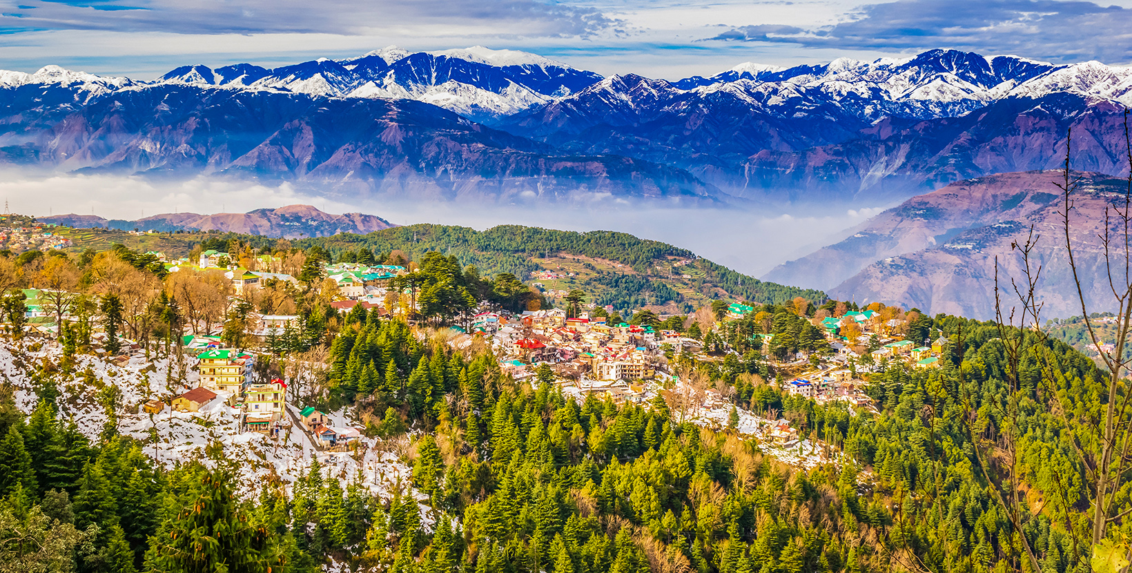 View at Dalhousie, Himachal Pradesh, India