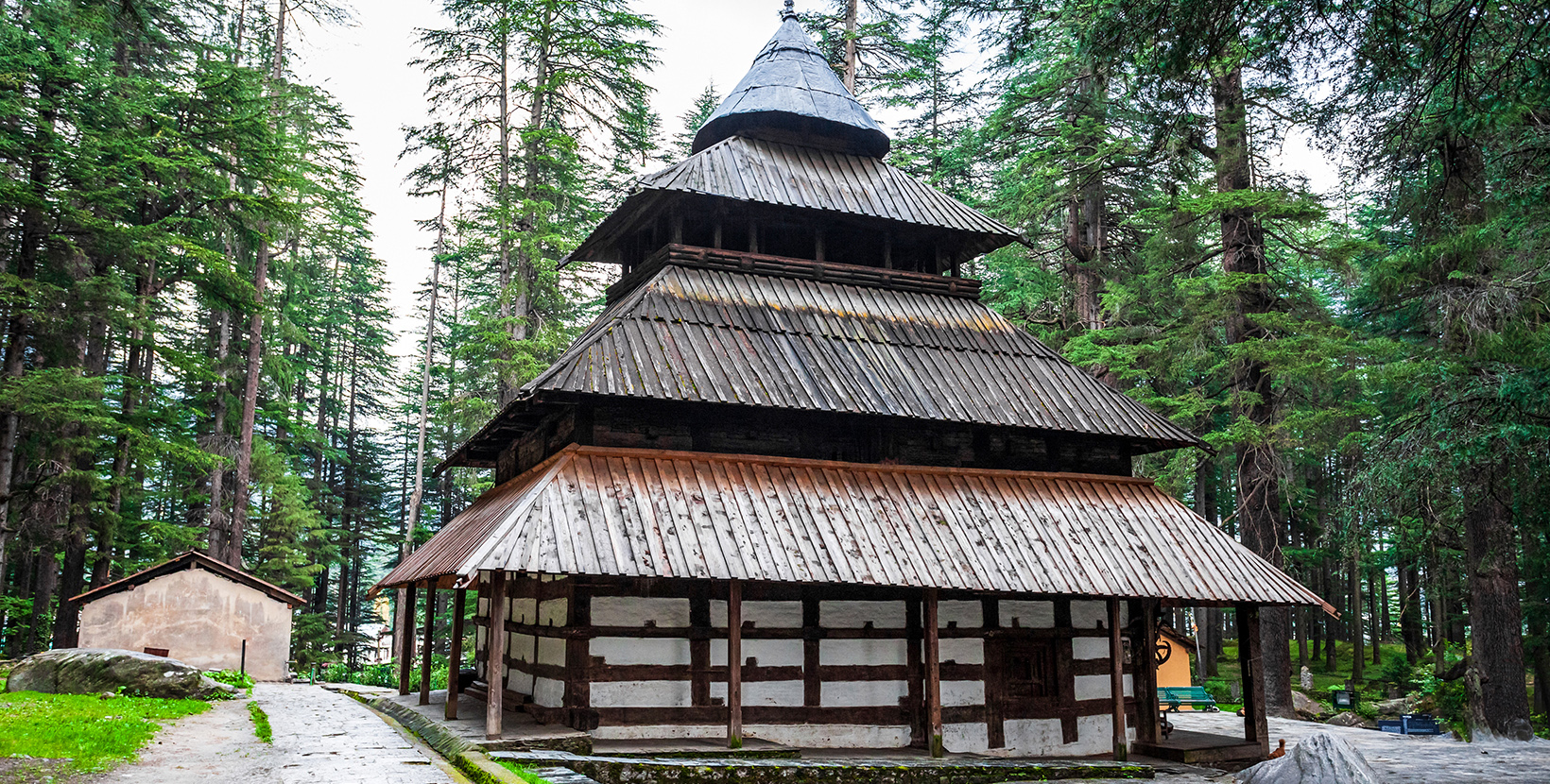 Hidimba Devi Temple or Hadimba or Dhungari Temple is a hindu temple n Manali, Himachal Pradesh in north India