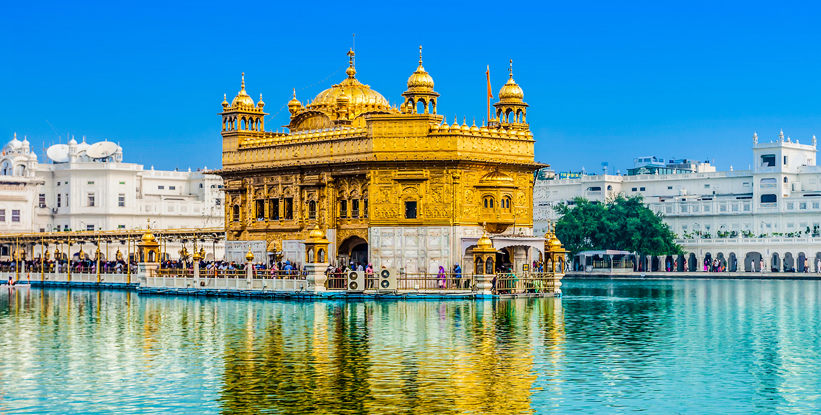 Golden Temple (Harmandir Sahib) in Amritsar, Punjab, India