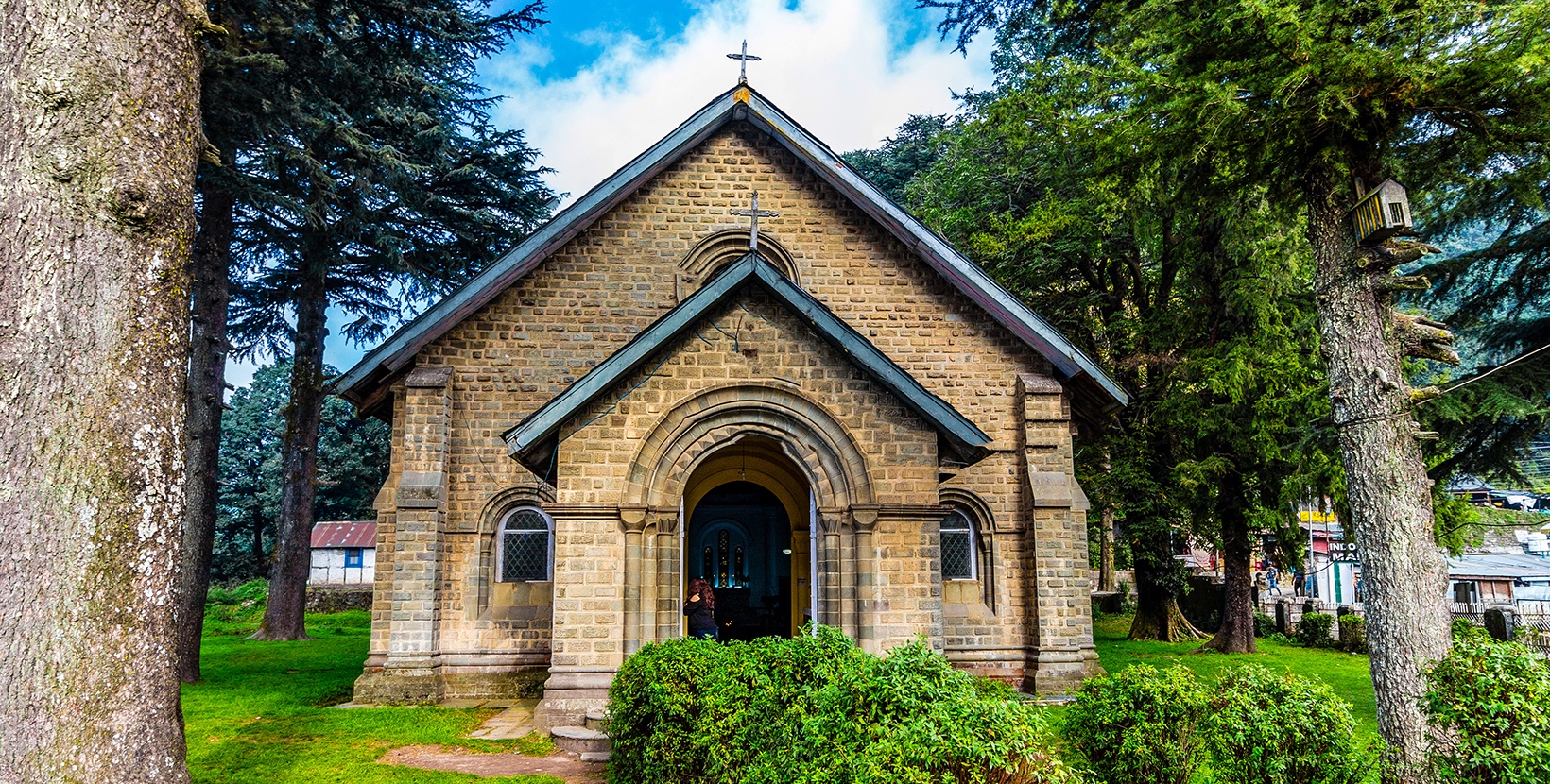 St. John's Church in Dalhousie Himachal Pradesh, India Asia. St John's Church is the oldest church in Dalhousie on Gandhi Chowk. Embodying the Victorian era, the place is popular amongst photographers