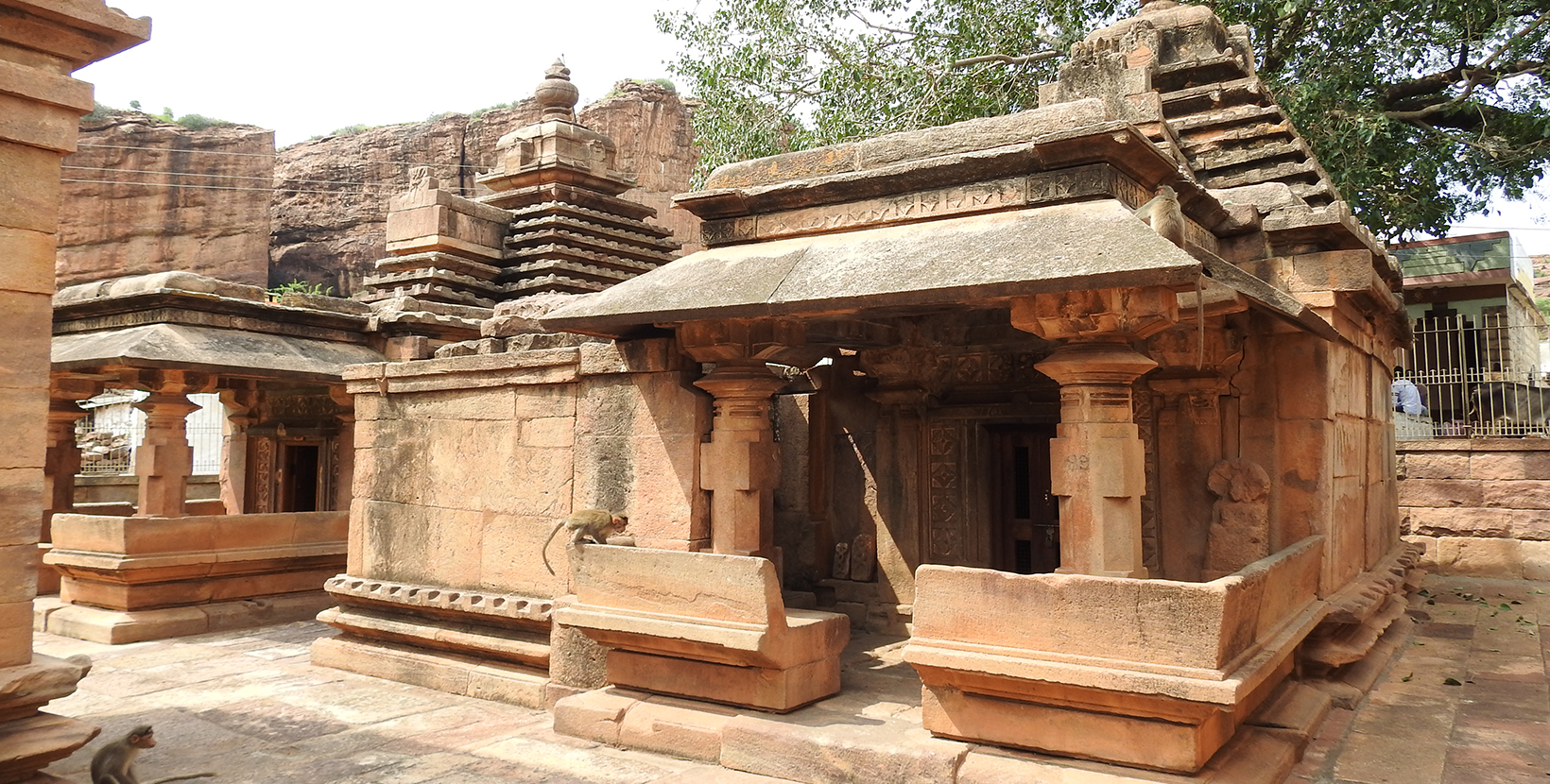 Mallikarjuna temple near Badami Caves, Karnataka State, India