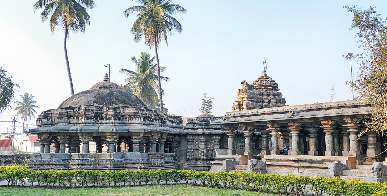 Chandramouleshwara Temple (Ishwara Temple.) , Arasikere is located in the Hassan district of Karnataka.