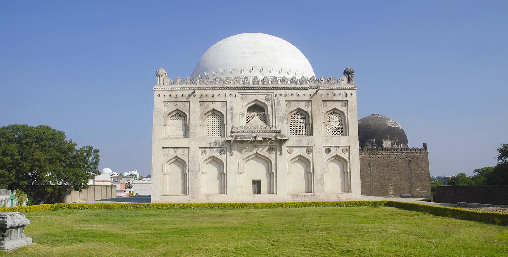 Tomb of Mujahid Shah, Haft Gumbaz Complex, Gulbarga, Karnataka India