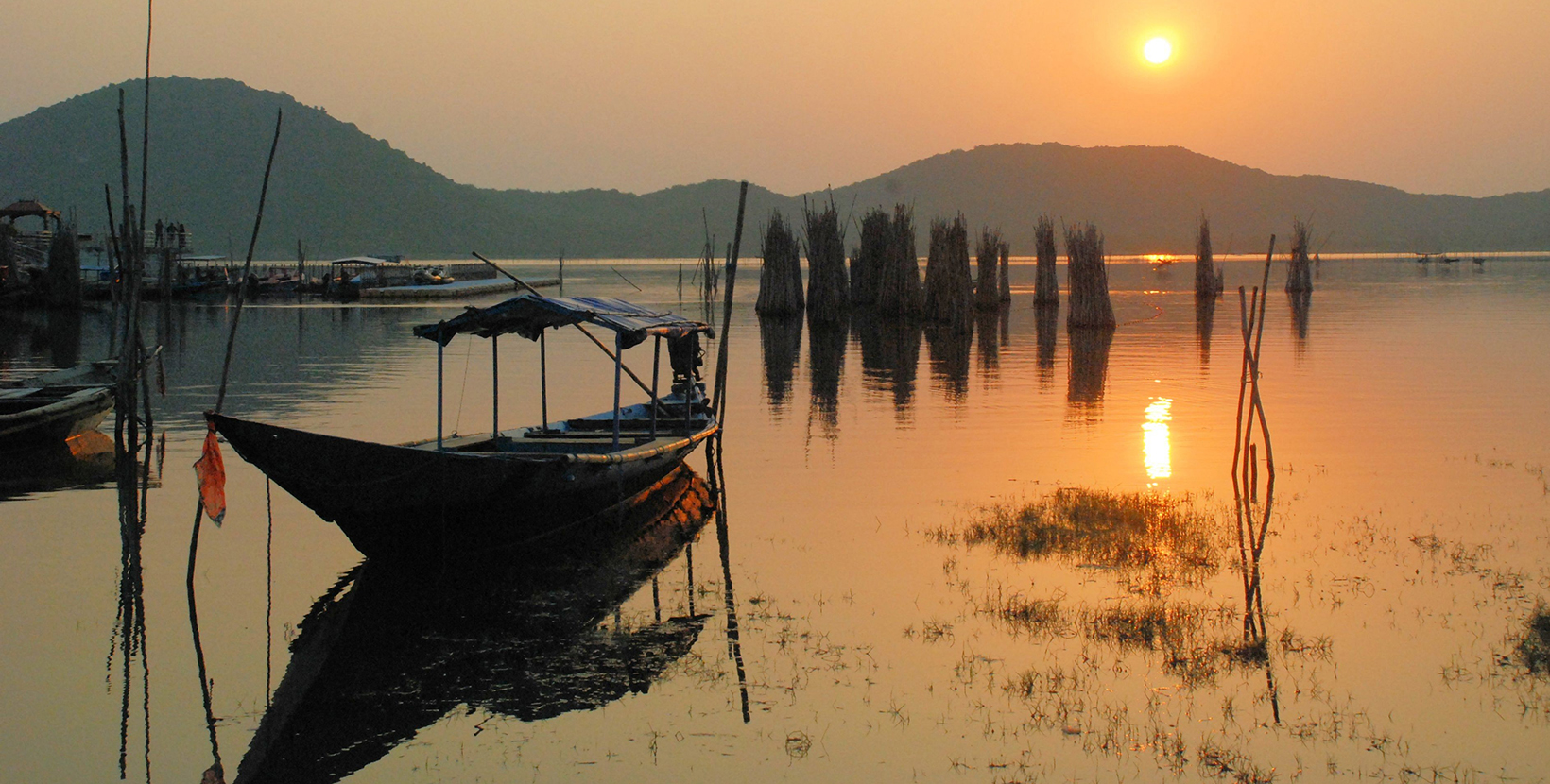 Beauty of Chilika Lake at Rambha, Odisha