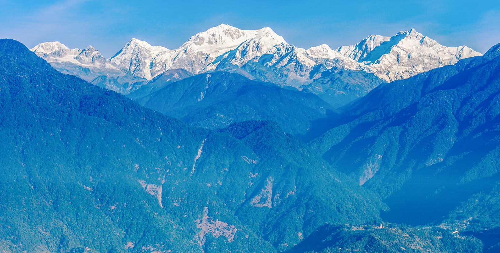 Kangchenjunga is the third highest mountain in the world, located in Sikkim, India