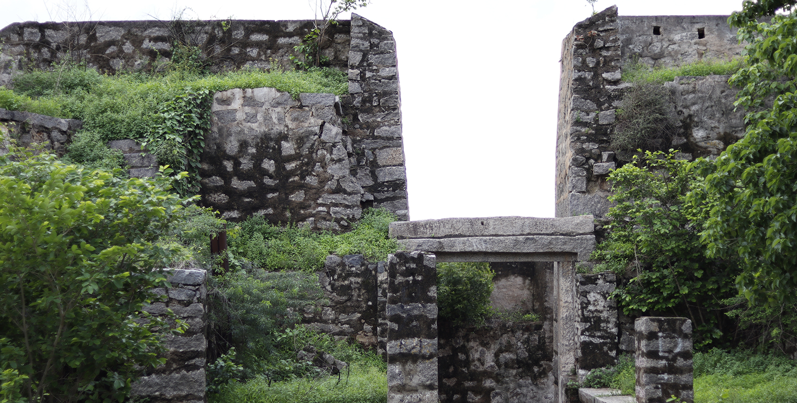 Khammam fort inside entrance by Kakatiya rulers