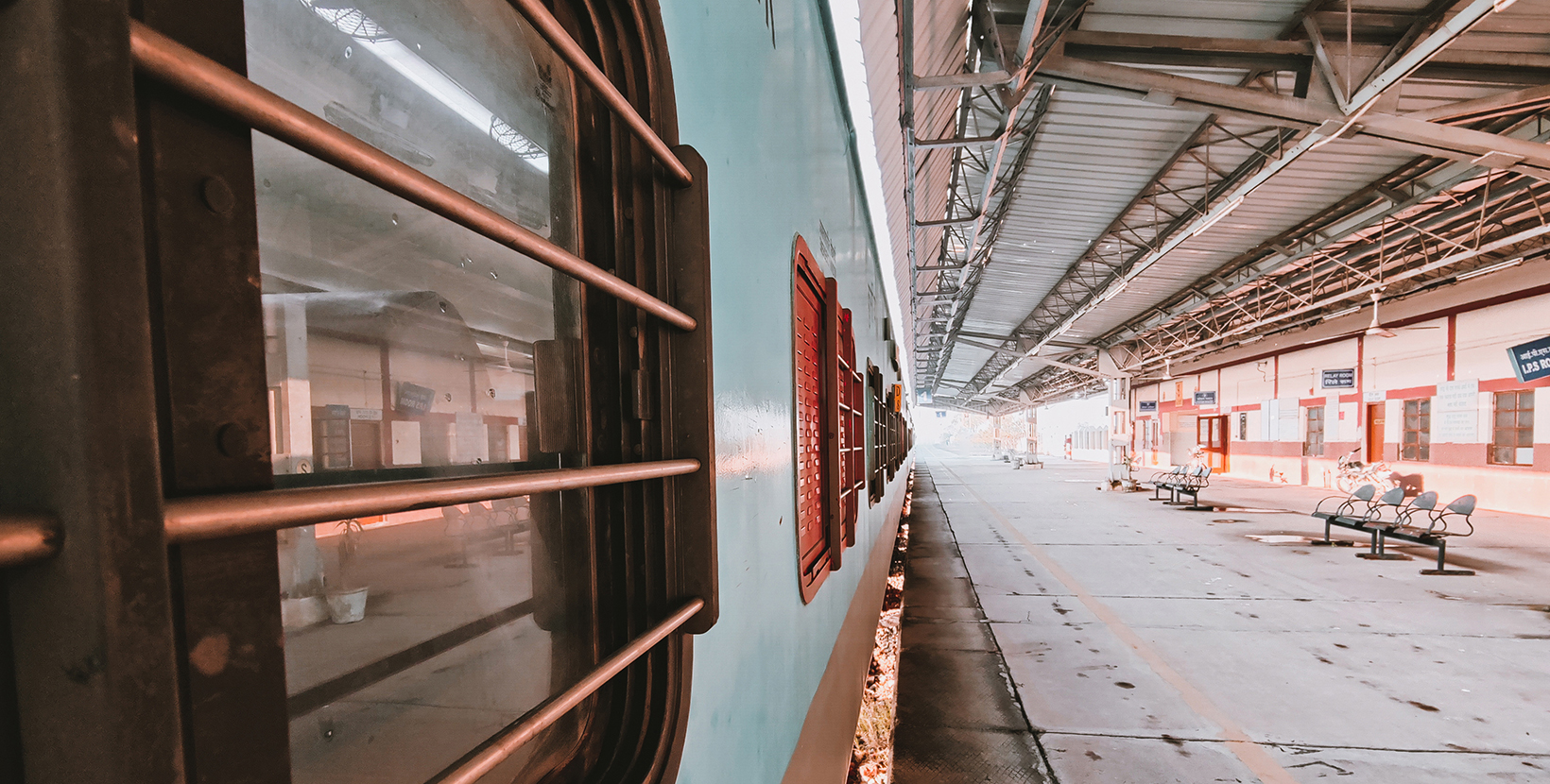 Train coach at station