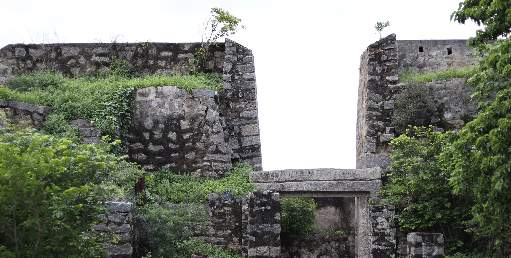 Khammam fort inside entrance by Kakatiya rulers