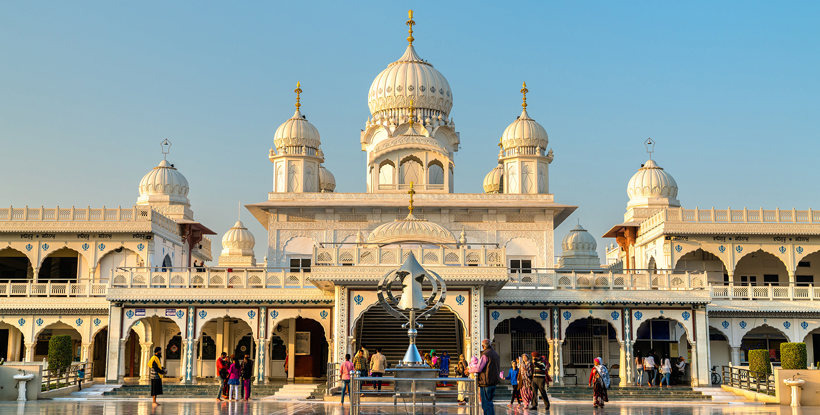 Gurudwara Guru Ka Taal, a historical Sikh pilgrimage place near Sikandra in Agra. Uttar Pradesh State of India