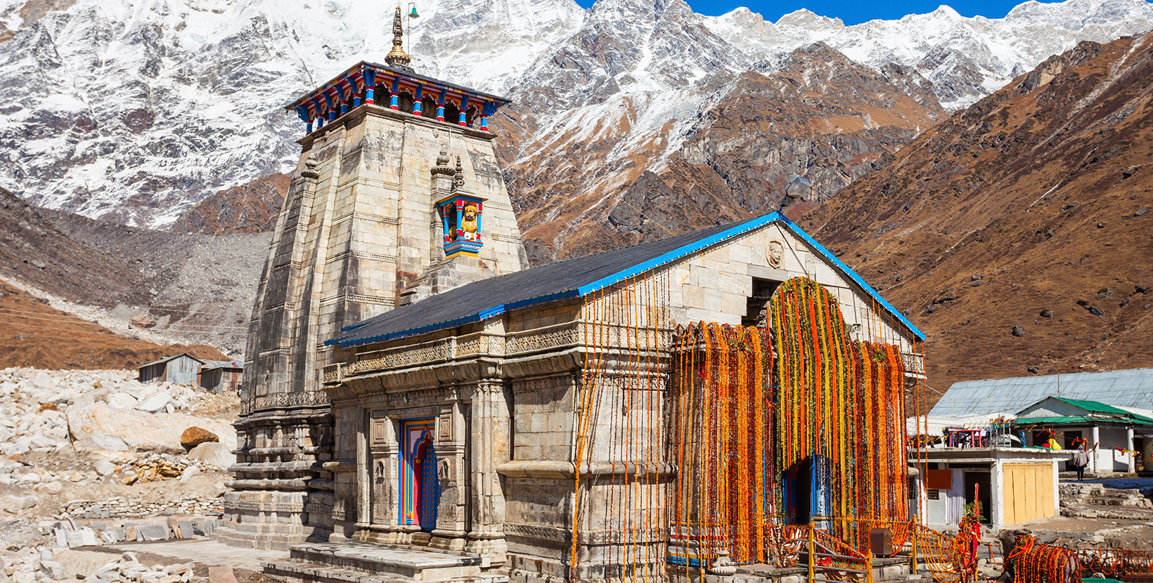 Kedarnath Temple is a Hindu temple dedicated to Lord Shiva, which located in the Garhwal Himalayas, India.