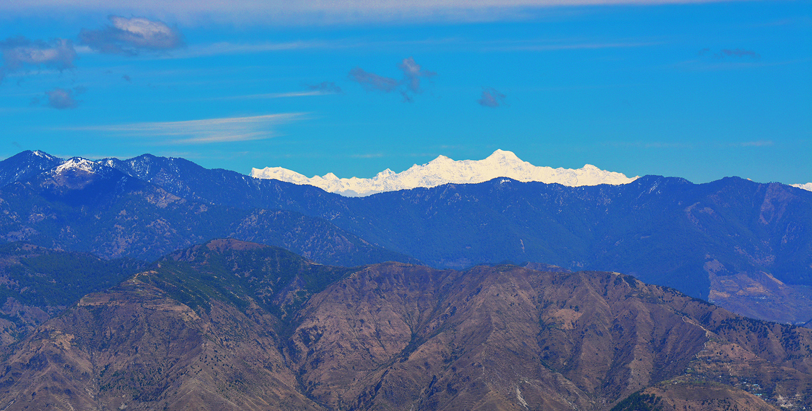 Snow peak mountain - Himalayan View - Lal Tibba - Mussoorie, Dehradun, Uttarakhand, India