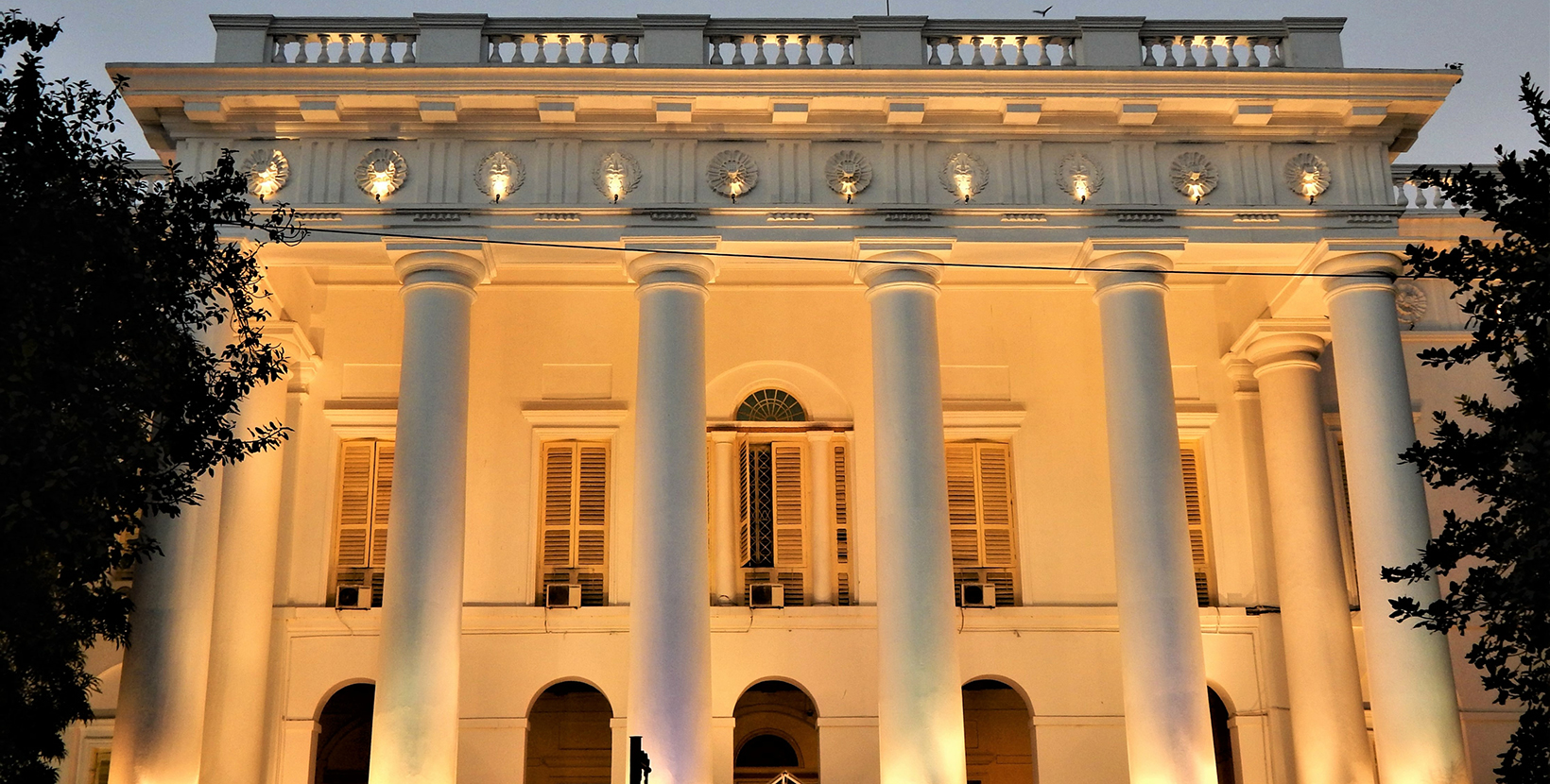 Historical Town Hall of 18th Century at Kolkata , Indian 